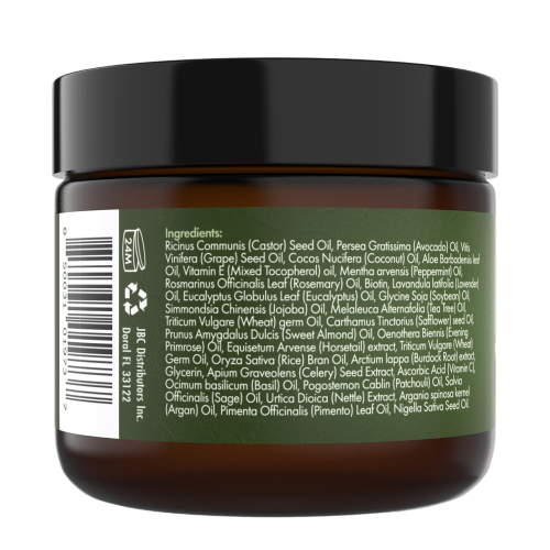 Sunny Isle Rosemary Mint Hair and Strong Roots Butter 2oz Infused with Biotin