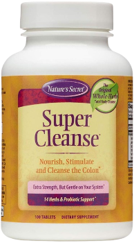 Super Cleanse by Nature's Secret | Herbal and Probiotic Support, 100 Tablets