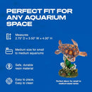 Penn-Plax Swimming Sea Turtle Decor - for Aquarium Fish Tank - Resin Decoration, Small (RR1104)