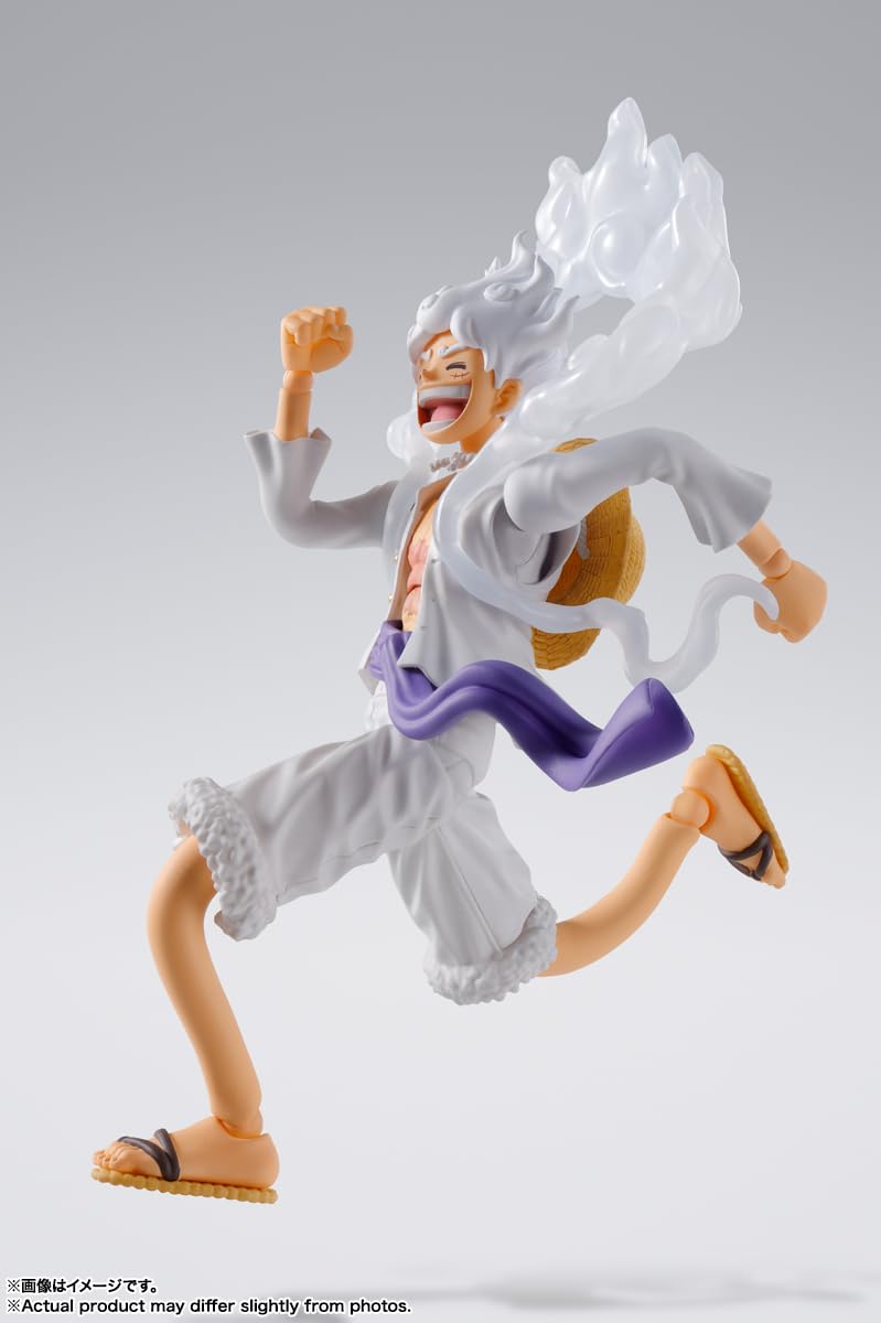 TAMASHII NATIONS One Piece Monkey D. Luffy GEAR5 S.H.Figuarts Action Figure