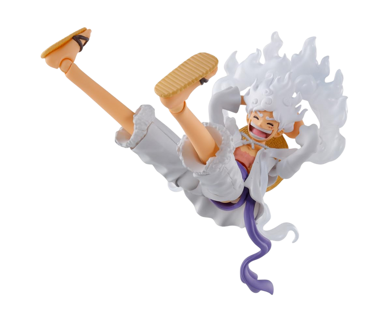 TAMASHII NATIONS One Piece Monkey D. Luffy GEAR5 S.H.Figuarts Action Figure