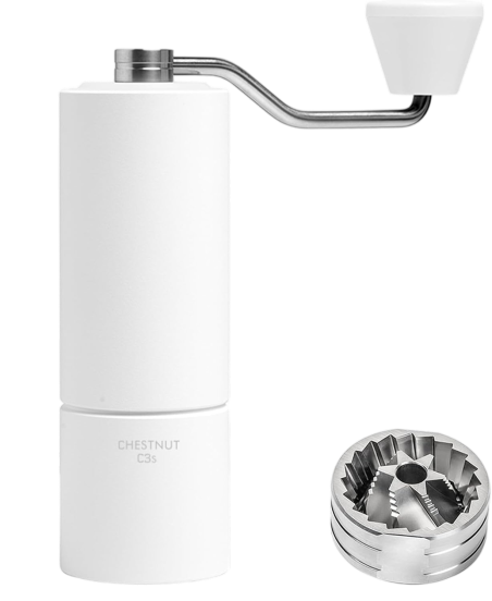 TIMEMORE Chestnut C3S Manual Coffee Grinder with CNC Stainless Steel Conical Burr Capacity 25g