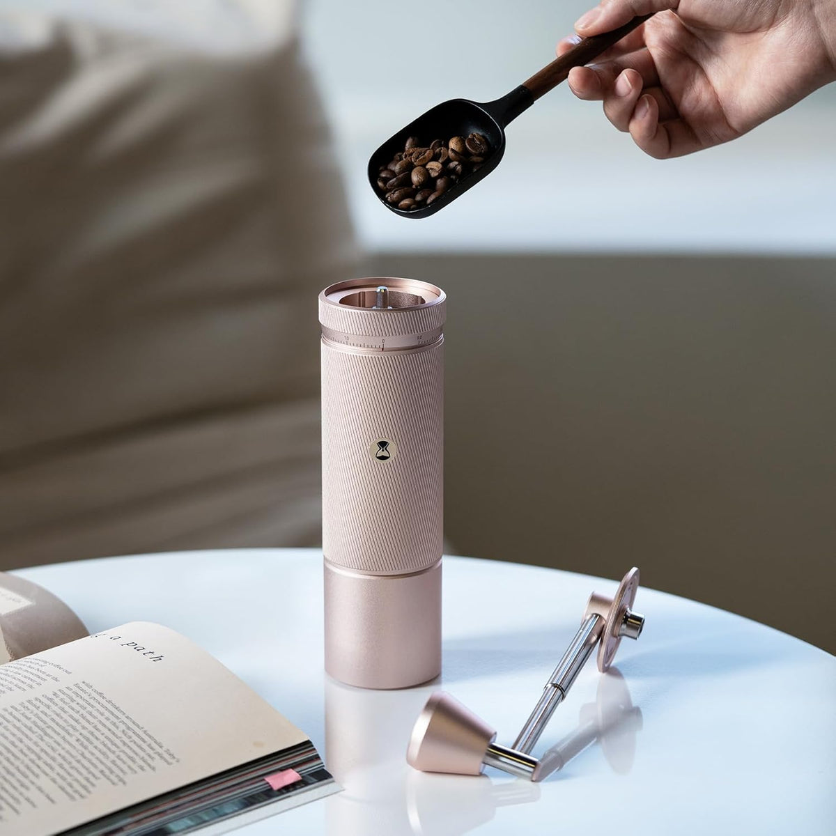 TIMEMORE Chestnut S3 Manual Grinder, Pink - Elevate Your Coffee Experi