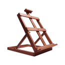MEEDEN Heavy-Duty Tabletop Studio H-Frame Wooden Easel- Solid Beech Wood Adjustable Artists Desktop Wood Easel Table for Artist, Beginners & Teens- Holds Canvas Art up to 23" High