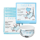 Talika Eye Therapy Patch Instant Smoothing Eye Patches for Dark Circles and Tired Eyes 6 Pairs with Travel Case