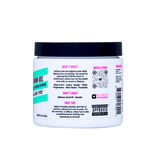 The Doux Big Poppa Defining Curling Gel for All Curl Types