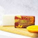 The English Soap Company Anniversary Wrapped Soap Bar Cinnamon Shea Butter Moisturising Soap 190g - Cinnamon & Orange Scent