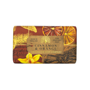 The English Soap Company Anniversary Wrapped Soap Bar Cinnamon Shea Butter Moisturising Soap 190g - Cinnamon & Orange Scent