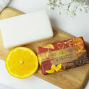 The English Soap Company Anniversary Wrapped Soap Bar Cinnamon Shea Butter Moisturising Soap 190g - Cinnamon & Orange Scent