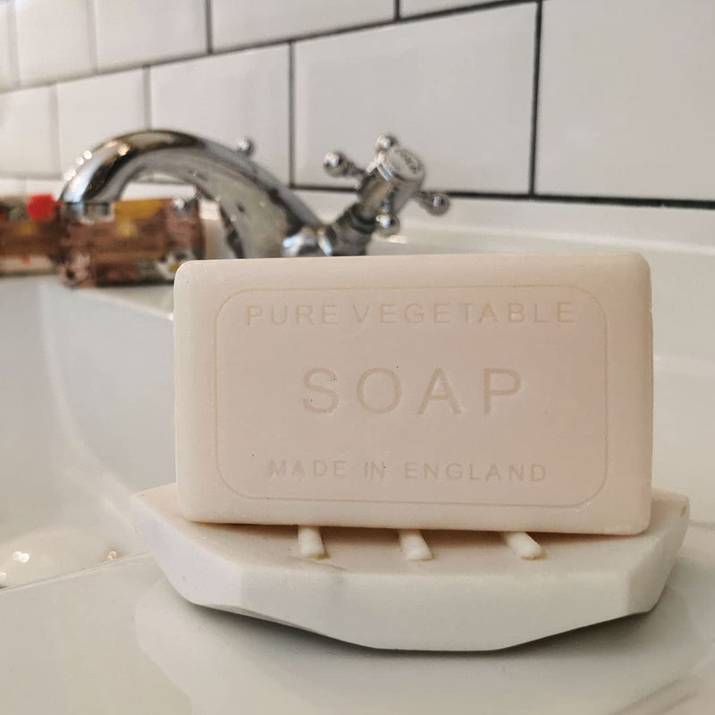 The English Soap Company Anniversary Wrapped Soap Bar, 190g - Lily of the Valley Scented Shea Butter, Moisturising Body Soap