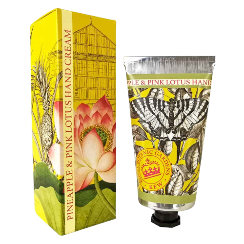 The English Soap Company Royal Botanical Gardens Kew Hand Cream Pineapple and Pink Lotus 75ml