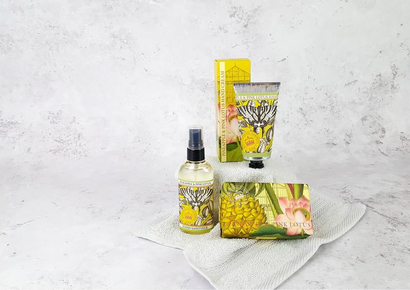 The English Soap Company Royal Botanical Gardens Kew Hand Cream Pineapple and Pink Lotus 75ml
