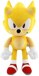 The Hedgehog Plush Toys, for Knuckles Shadow Tails Plush Doll Toys Gifts for Boys and Girls Cartoon Character Plush Children Gold