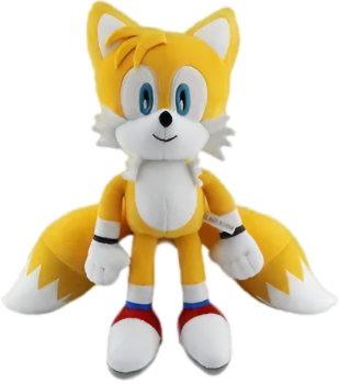 Sonic Plush Doll,The Hedgehog 2 The Movie Knuckles Toy, Shadow Stuffed Animals Plush Pillow, Gift for Kids (Tails)