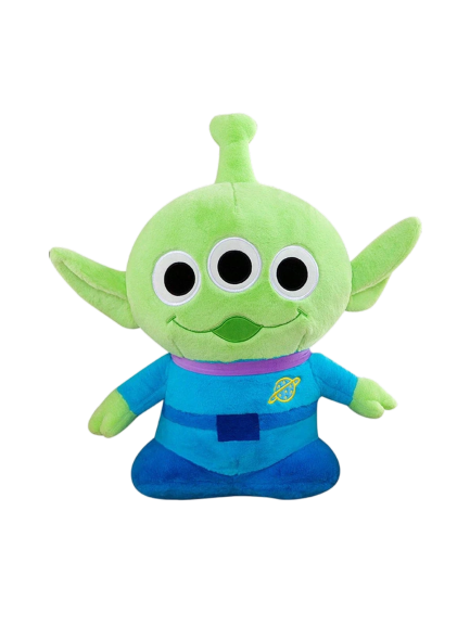 The Total Mobilization Alien Three Eyes Cute Plush Doll, Soft Doll, Cartoon Cute Stuffed Toy, The Best Gift for Children