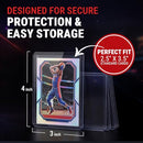 Ultra Pro 3" x 4" Clear Regular Toploader & Card Sleeves Bundle, 200 Pack