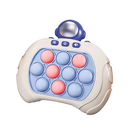 Travel astronaut designed quick push game console