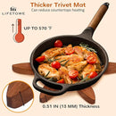 Tree Coasters, Wooden Trivets for Hot Dishes - Set of 3 for Easy Storage - Suited for Hots/Pans/Bowl/Teapot/Hot Holders - Multifunctional Ornaments