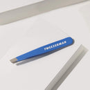 Tweezerman Mini Tweezer With Slanted Tip Bahama Blue