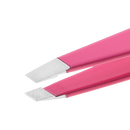 Tweezerman Slant Tip Eyebrow Tweezer Stainless Steel Pink