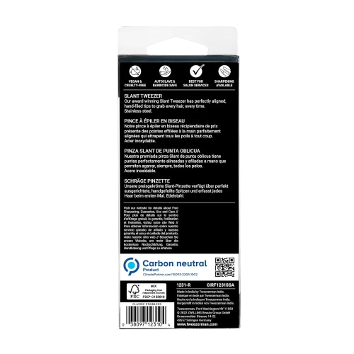 Tweezerman Stainless Steel Slant Tweezer