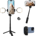 ULANZI JJ02 Selfie Stick Tripod – 3-in-1 Mini Phone Grip with Remote