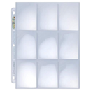 Ultra Pro Platinum 9-Pocket Binder Pages, 100 Pages
