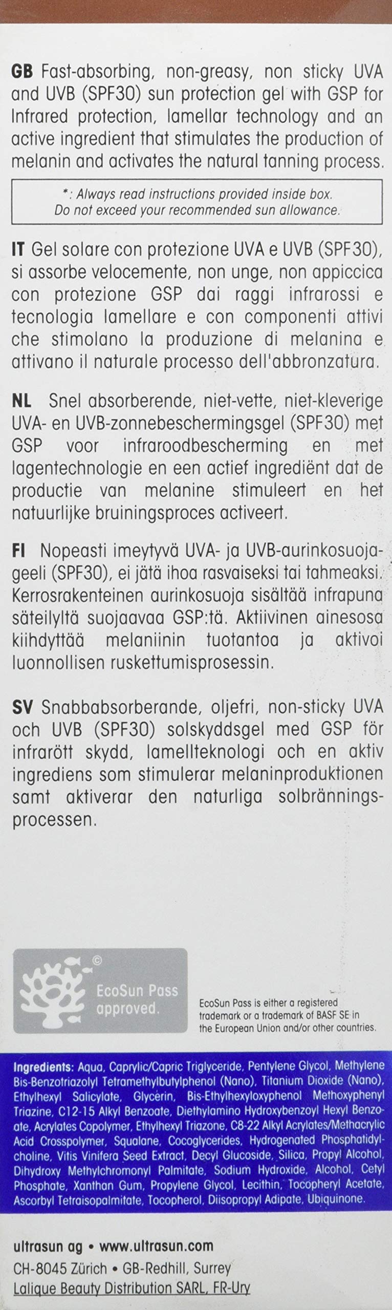 Ultrasun SPF30 Tan Activator Body 150ml
