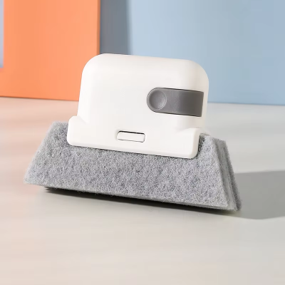 Versatile Handheld Cleaning Brush for Doors, Windows & Kitchen - Easy-to-Use Groove and Crevice Tool