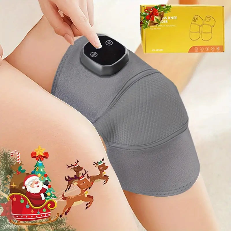 Versatile Knee & Leg Massager with Adjustable Heat and Vibration