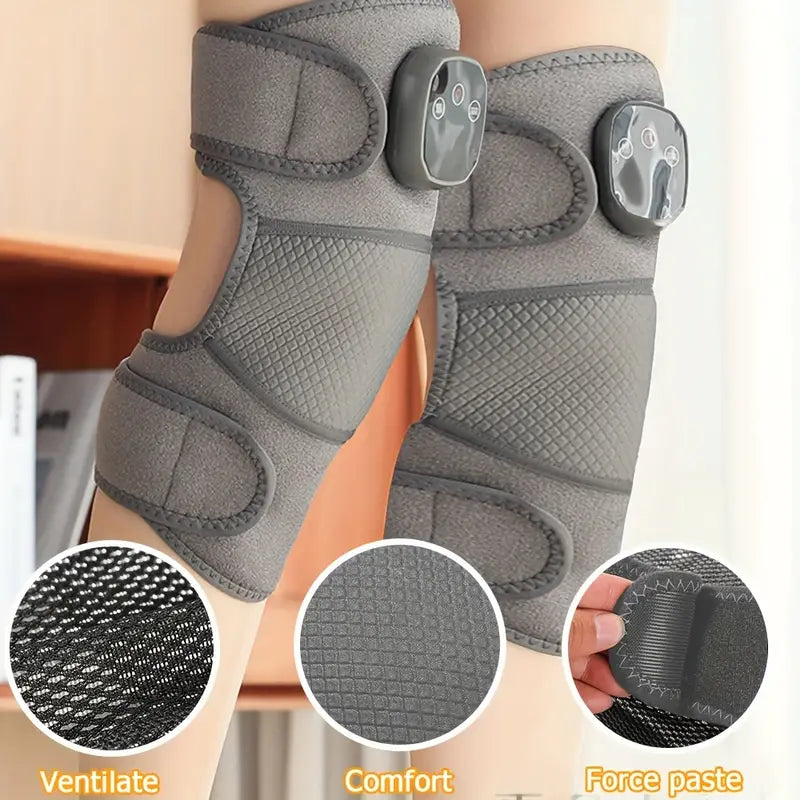 Versatile Knee & Leg Massager with Adjustable Heat and Vibration