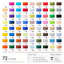 MEEDEN Soft Oil Pastels Set: 72 Vibrant Colors Oil Pastels for Artists