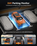 WOLFBOX X5 3-Channel 4K HDR Dash Cam – Full Vehicle Coverage with GPS & Voice Control