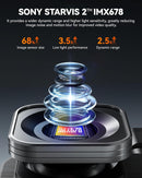 WOLFBOX X5 3-Channel 4K HDR Dash Cam – Full Vehicle Coverage with GPS & Voice Control