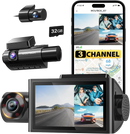 WOLFBOX i07 3-Channel 4K Dash Cam – Complete Vehicle Coverage with Night Vision