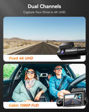WOLFBOX i07 3-Channel 4K Dash Cam – Complete Vehicle Coverage with Night Vision