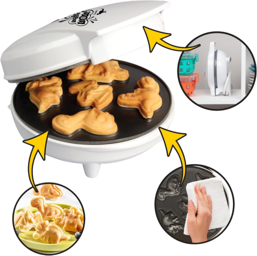 Waffle Wow! Dino Friends Waffle Maker