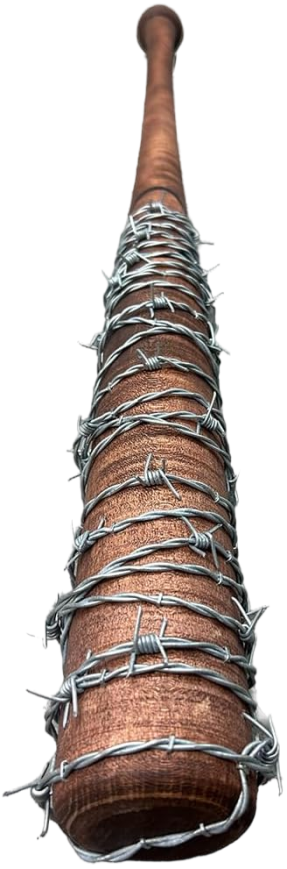 Walking Dead Lucille Replica Bat – Negan’s Iconic Weapon in Hardwood Design