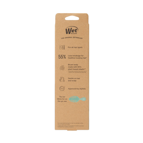 WetBrush Go Green Biodegradable Detangler Hairbrush Soft Intelliflex Bristles