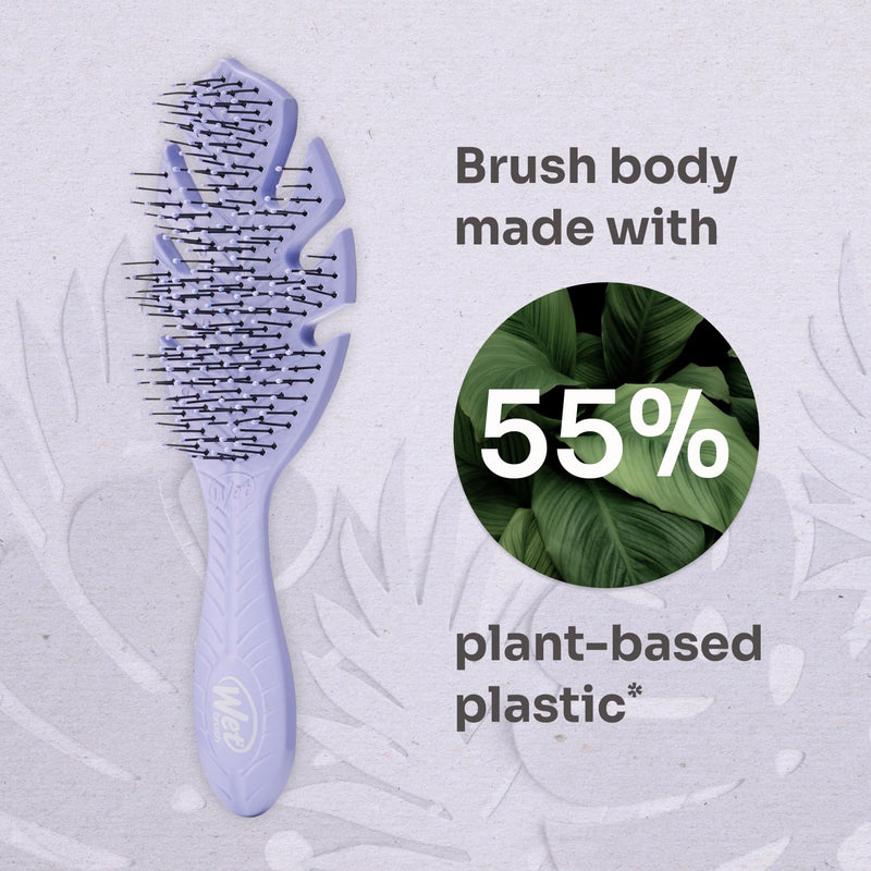 WetBrush Go Green Biodegradable Detangler Hairbrush Soft Intelliflex Bristles
