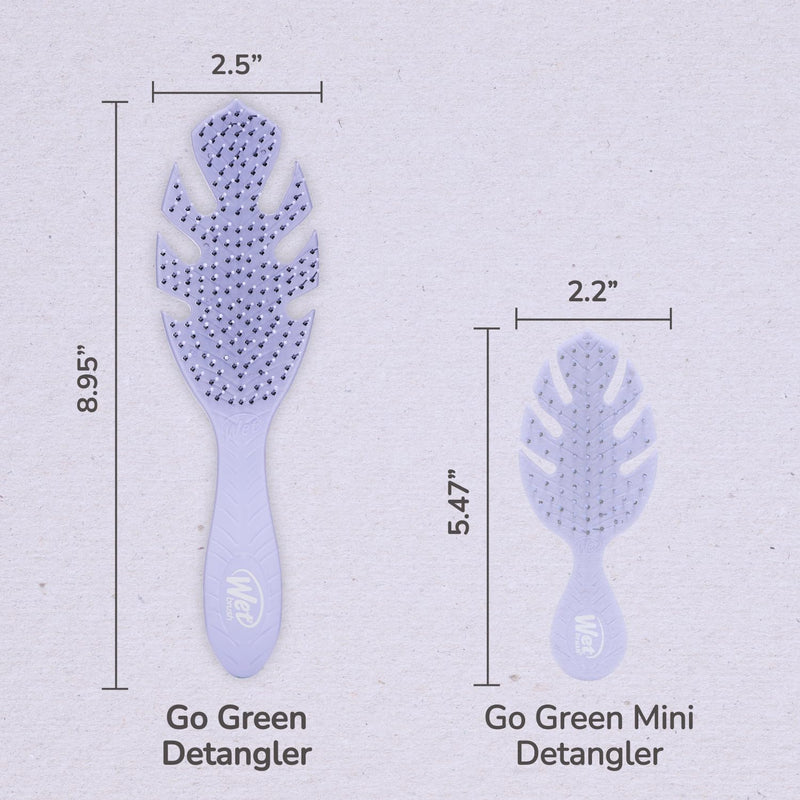 WetBrush Go Green Biodegradable Detangler Hairbrush Soft Intelliflex Bristles