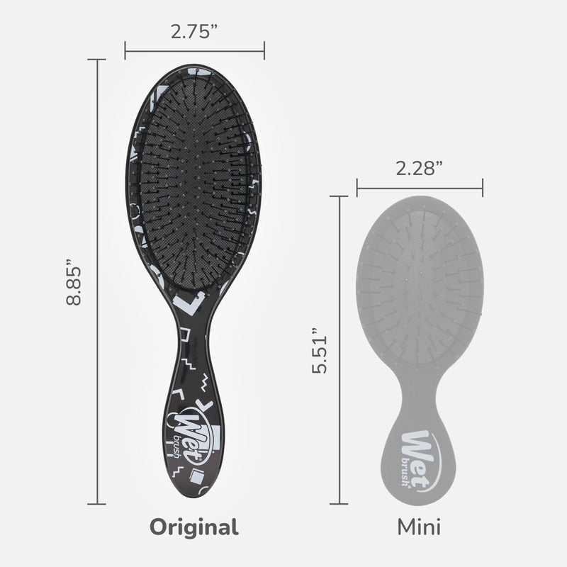 Wet Brush Hair Brush Checker Print Original Detangler with Ultra-Soft IntelliFlex Bristles