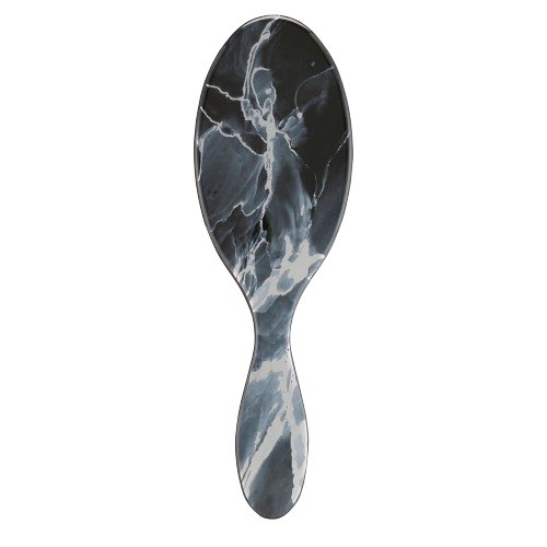 WetBrush Original Detangler Hair Brush with Ultra Soft Intelliflex Bristles Metallic Marble Collection Onyx Marble