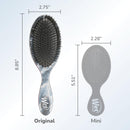 WetBrush Original Detangler Hair Brush with Ultra Soft Intelliflex Bristles Metallic Marble Collection Onyx Marble