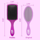 Wet Brush Paddle Detangler Brush - Purple