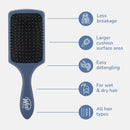 WetBrush Paddle Detangler with HeatFlex Bristles and AquaVents