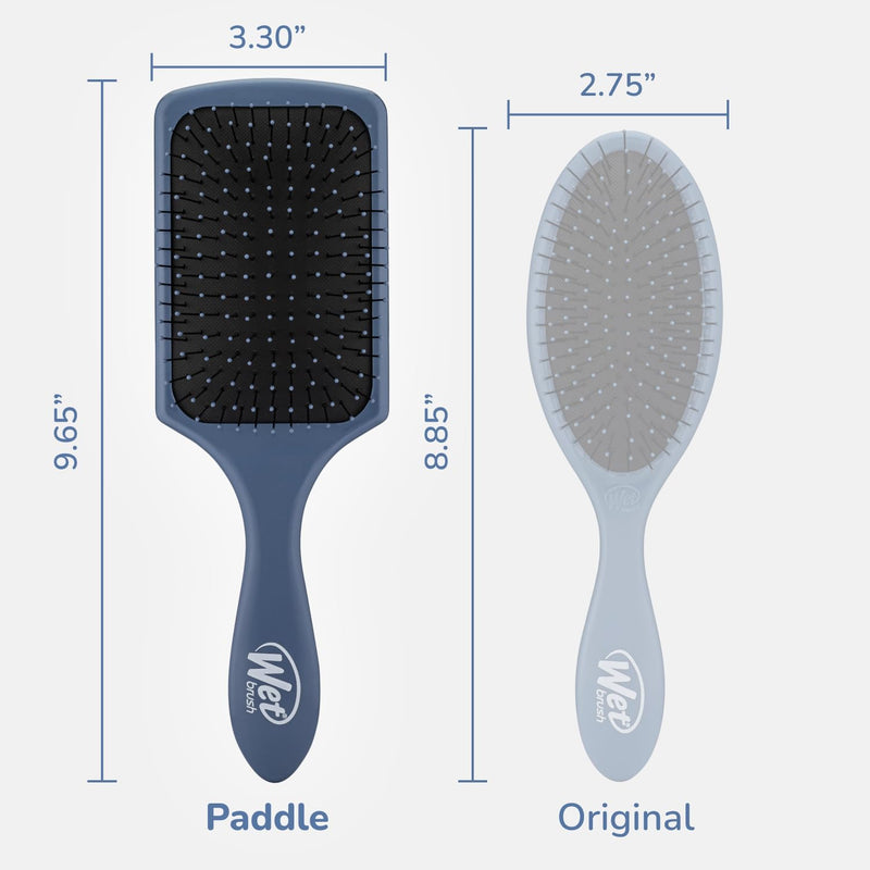 WetBrush Paddle Detangler with HeatFlex Bristles and AquaVents