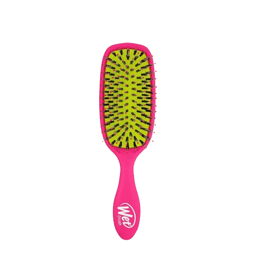 Wet Brush Shine Enhancer Brush with Soft Intelliflex and Natural Boar Bristles Pink
