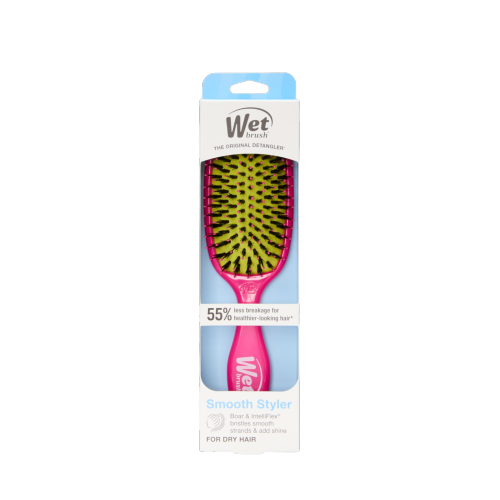 Wet Brush Shine Enhancer Pink, Intelliflex & Boar Bristle Hair Brush