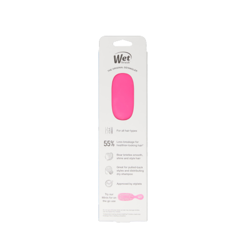 Wet Brush Shine Enhancer Pink, Intelliflex & Boar Bristle Hair Brush